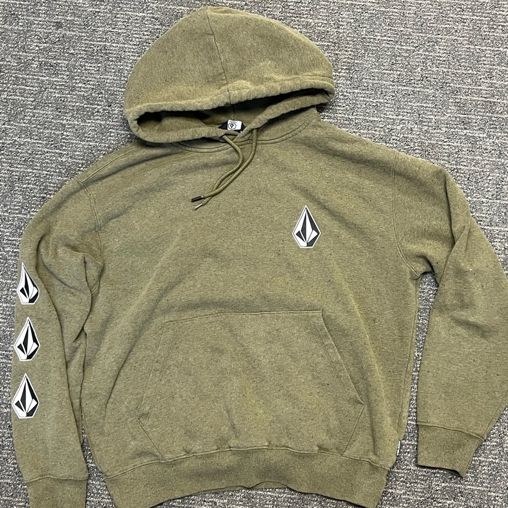 Volcom Green Hoodie size small